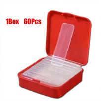 60PCS/BOX Reusable Double Sided Adhesive Multifunctional Non-marking Waterproof Tape 60PCS red