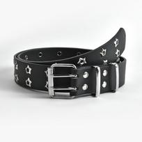 Adjustable Gothic Punk Leather Garters Leg Ring Pentagram Bandage Strap Band juoda
