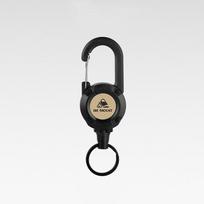 Anti-theft Metal Easy-to-pull Buckle Rope Elastic Keychain Retractable Key Ring Anti Lost Ski Pass ID Card juoda