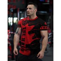 2024 Men's Casual T-Shirt 3D Wolf Graphic Short Sleeve Summer 90s Vintage Outdoor Tees With Breathable Quick Dry Sportswear Tops S gray