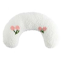 Little Pillow for Cats Fashion Neck Protector Deep Sleep Puppy U-Shaped Pillow Cat Pillow Kitten Headrest Dog Sleeping Pillow white