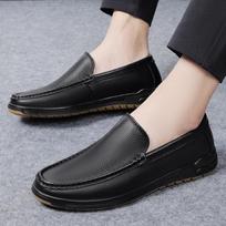 Laisvalaikio vyriški slip-on batai iš natūralios odos, prabangaus prekės ženklo, formalūs slip-on batai, mokasinai, itališki, juodi, vyriški vairavimo batai 10 beige