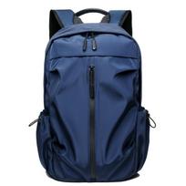 Backpack men's new business leisure computer bag usb charging travel student backpack mėlyna