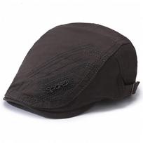 Spring Autumn Beret Retro Forward Cap Men Letters Peaked Cap Sun Hat pilka