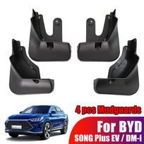 Car Mudguards for BYD SONG PLUS DM-i EV  2022 Front Rear Mudguard Splash Guards Fender Mudflaps 4Pcs Song Plus EV and DMi