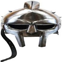 Replica Gladiator Helmet With Spikes Warrior Armor Knight Adult