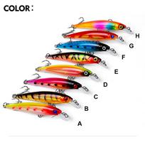 1 pc 8.2cm 7.3g Floating Water Bait Lure Hard Bait Lure Bionic Bait Minnow False Bait Color A