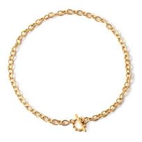 Stainless Steel Necklace Ot Buckle Choker Hip Hop Thick Chain Necklaces For Women Men Bead Chain Necklace Chunky Choker Jewelry
