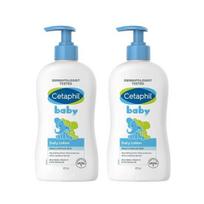 Cetaphil Baby Daily Lotion, Shea Butter, 400 ml, Pack of 2 white
