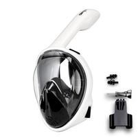 Full Face Scuba Diving Mask Anti Fog Goggles With Camera Mount Underwater Wide View Snorkel Swimming Mask For Adult Youth S/M
