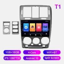 Car Radio Android Auto Carplay For Hyundai Getz 2002-2011 Multimedia Player Head Unit Stereo GPS Navigation BT WIFI 2+32GB 1+16GB,A gray