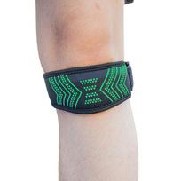 1PCS Neoprene Adjustable Patella Knee Tendon Strap Kneepad support professional protector Pad Belted Sport Knee Brace SBR Gasket black