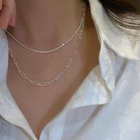 Style Choker Necklace For Women Rhinestone Tennis Necklace Crystal Chain Jewelry Collares Gifts Bijoux Femme Luxe