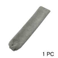 Dust Brush Retractable Gap Dust Cleaner Microfiber Hand Duster Removable Home 1x Cloth gray