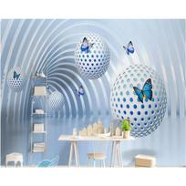 Tapetai 3D Freska Freska Pastato Erdvė Modernus Fonas Sieniniai Popieriai Namų Dekoras 3D Tapetai 200 cm(W) x 140 cm(H)