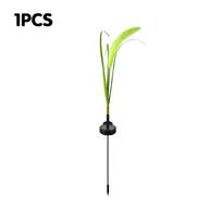 8pcs Solar Powered Reed Light  LED Emitting Dog Tail Lawn Light for Outdoor Villa Garden Decoration Courtyard Light  IP65 Waterproof 1pcs beige