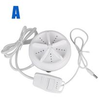 Nešiojama valymo skalbimo mašina su USB kabeliu, daugiafunkcė, skirta namų kelionių verslo kelionių mini ultragarsine skalbimo mašina A 3 IN 1 With USB white