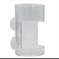 Žuvų tiektuvas polistireno akvariumo maitinimo žiedas plūduriuojantis maisto padėklas tiektuvas kvadratinis apskritimas su siurbimu Round ( floating/sinking feed) gray