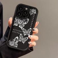 Telefono dėklas, skirtas iPhone 16 13 11 Pro Max iPhone 11 13 16 Samsung S24 Ultra Samsung A54 Redmi note 12 11 Infinix Case iPhone 7&8 juoda