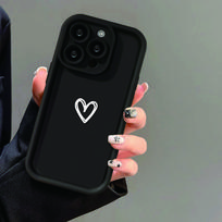 Telefono dėklas, skirtas iPhone 16 13 11 Pro Max iPhone 11 13 16 Samsung S24 Ultra Samsung A54 Redmi note 12 11 Infinix Case iPhone 7&8 juoda