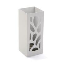 Porte-parapluie - VERSA - Wengue - Bois MDF - 48x22x22 cm - Blanc balta