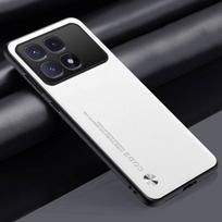 Prabangus PU odos dėklas Xiaomi Redmi K70 Ultra 5G nugarėlės dangteliui Matinis silikoninis pilnos apsaugos telefono dėklas Redmi K70 Pro K70E Redmi K70 Ultra balta
