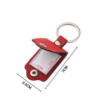 PU Leather Album Keychain Personalized DIY Photo Albums Car Key Holder Pendant For Men Women Family Party Gift Keyring