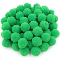 Pūkuoti kamuoliukai Drabužių Dekoravimas Daugiaspalvis Vaikų Žaislas Rankų darbo Medžiaga 18/25mm Vestuvių Dekoravimas DIY Pūkuotas Kamuolys Minkštas Siuvimo Amatai Pliušinis Kamuolys 25mm 20Pcs žalia