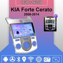 Car Radio Android Auto Carplay For KIA Forte Cerato 2008-2014 Multimedia Player Head Unit Stereo GPS Navigation BT WIFI 1+16GB 1+16GB,MT sidabras