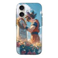 Iphone 16 Plus Case Akira Toriyama Son Goku Falls juoda
