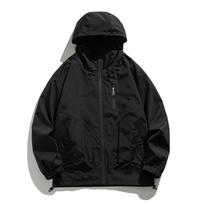 American Jacket Men'S Season Tide Mountaineering Outdoor Windproof Tooling Hooded Jacket M juoda