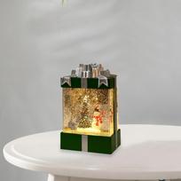 Kalėdų žibintų karuselė sniego gaublio muzikinė dėžutė Kalėdų Senelis, sninga oktava kūdikiui Snowman