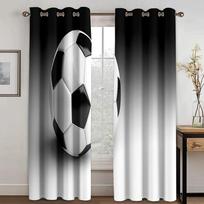 Basketball Graffiti Pattern High Shading Curtain Adult Children Bedroom Living Room Shade Custom Drape A Variety of Styles W55 X H120cm X 2&HOOK