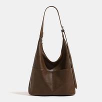 New Fashionable and Simple Tote Bags High Quality Designer Shoulder Bag Soft Leather Multi Function Classic Casual Handbag black