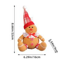 Christmas Gingerbread Man Doll Xmas Tree Hanging Ornament Pendants Kids New Year Gift Christmas Decoration For Home Navidad A