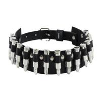 Dirbtinės odos apykaklės Kniedės Dekoras Charm Choker Kaklo papuošalas Punk Rock Gothic Choker Kaklo papuošalai Moterims Vyriški papuošalai juoda