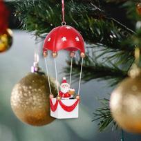 Christmas Figurine Resin Art Piece Gift for Home Display Indoor Shelf Santa Claus gray