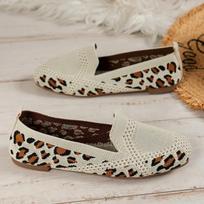Fashion 2024 Spring Autumn New Mesh Ballet Flats Women Mesh Breathable Sneakers Women Square Toe Slip on Loafers Size 43 Zapatos Mujer 36 smėlis