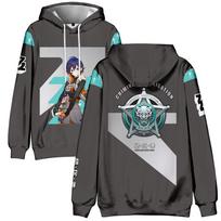 NAUJI Madingi Unisex Kasdieniai Zenless Zone Zero Anime Spausdinti Džemperiai Džemperis Lauko Sportui Cosplay Puloveriai Džemperis Didelio Dydžio Cosplay Kostiumas XS
