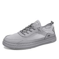 Fashion 2024 Summer Youth New Mesh Lazy Man Step on Breathable Sneakers 39 pilka spalva