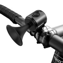 120DB Bicycle Electronic Horn Loud Warning Sound For Road and Mountain Bikes juoda