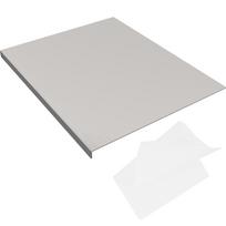 Cutting Mat Chopping Board Stainless Steel and Panel Kitchen Tool Pastry Scraper Supplies Dough Silver Non-stick 40.00X30.00X2.00CM sidabras