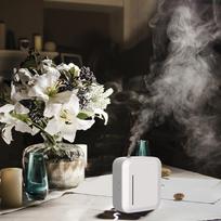 Eterinio aliejaus aromato difuzoriaus aparatas Itin tylus, USB baterija maitinamas kvapų difuzoriaus aparatas be vandens, skirtas viešbučio namų biurui balta