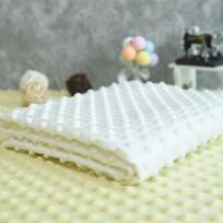 1 metras Velvet Soft Bubble Peas audinio kūdikių patalynei, komforto antklodei, šaliui, rankų darbo DIY pliušiniam žaislui, namų siuvimo audinys 180x100cm balta