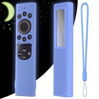 Neslystantys nuotolinio valdymo pulto dėklai, skirti Samsung BN59 serijos išmaniesiems televizoriams BN59-01327A BN-5901363A BN68-11642E silikoninis apsauginis dangtelis šviesiai mėlyna spalva