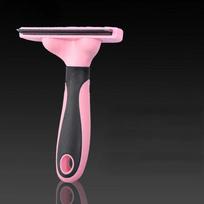 Pet Plasitc Hair Removal Comb For Dog Cat Grooming Slicker Brush Kitten Hair Shedding Tools Puppy Cleaning & black