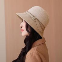 New Fashion Bucket Hat Autumn Bucket Thickened Dome Hat Woman Warm Fishing Hat Cap Gift One Size