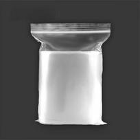 0,08 mm drėgmei atsparus savaime užsidarantis maišelis Skaidrus tvirtas didelio sandarumo kaulinio uždorio maišelis Storas plastikas PE Maisto tankus pakavimo maišas 8x16cm gray