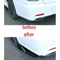 Gloss Black Rear Bumper Lip Side Spoiler Apron For Honda For Accord 10th 2018-2024 Car Exterior Mouldings Trim CHINA