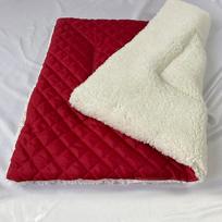 Kennel Dog Mat Fall/Winter Dog Blanket Teddy Golden Fur Air Conditioner Blanket Plush Cushion XS:39*42cm